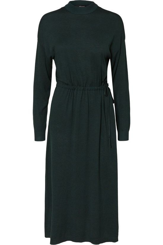 Vero Moda Robe sharm Ls Highneck Ga Vip dark green