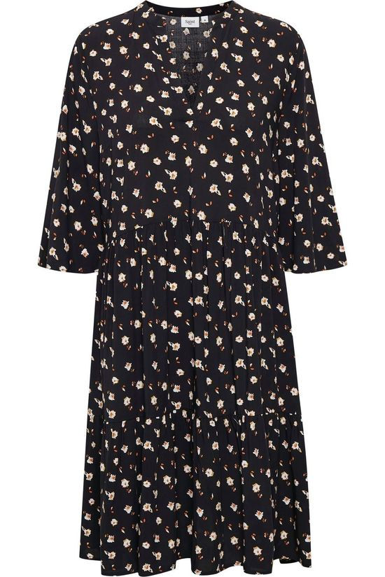 Saint Tropez Robe 30510398 Navy Blue/Yellow