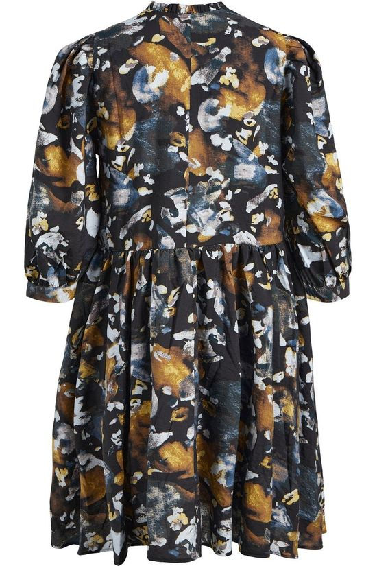 Object Robe Objgalina Dark Blue/Assorted / Mixed