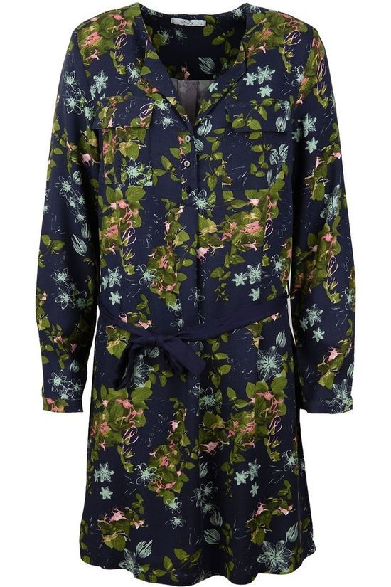 Vila Joy Robe Chickpeas-L-52-A Navy Blue