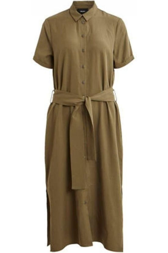 Object Robe Tilda Isabella Ss mid khaki
