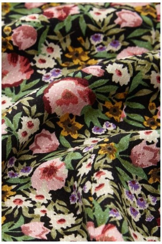King Louie Robe Wrap Odyssey Black/Ass. Flower