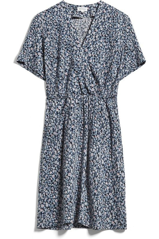ARMEDANGELS Jurk Airaa Primrose Dark Blue/Ass. Flower