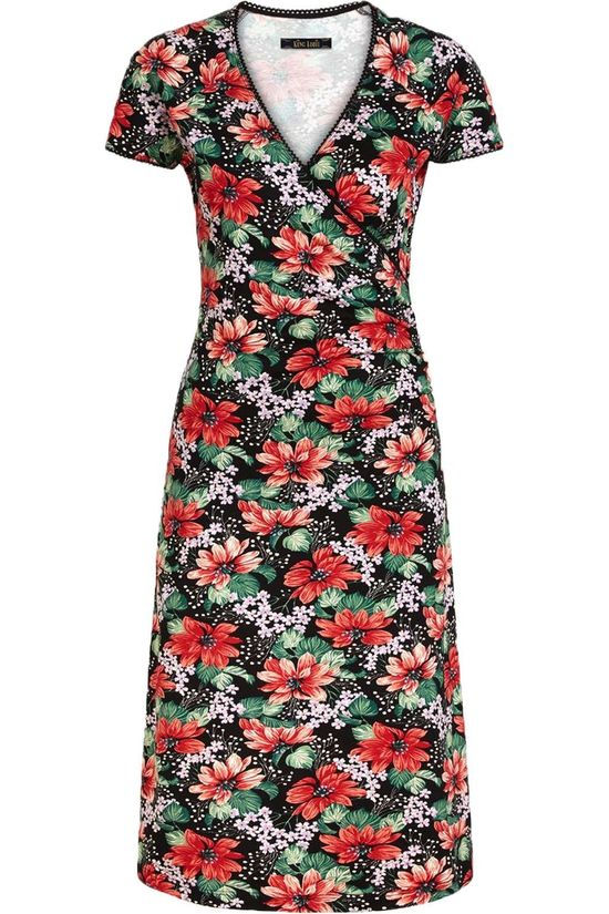King Louie Robe Cross Pacifica Black/Red