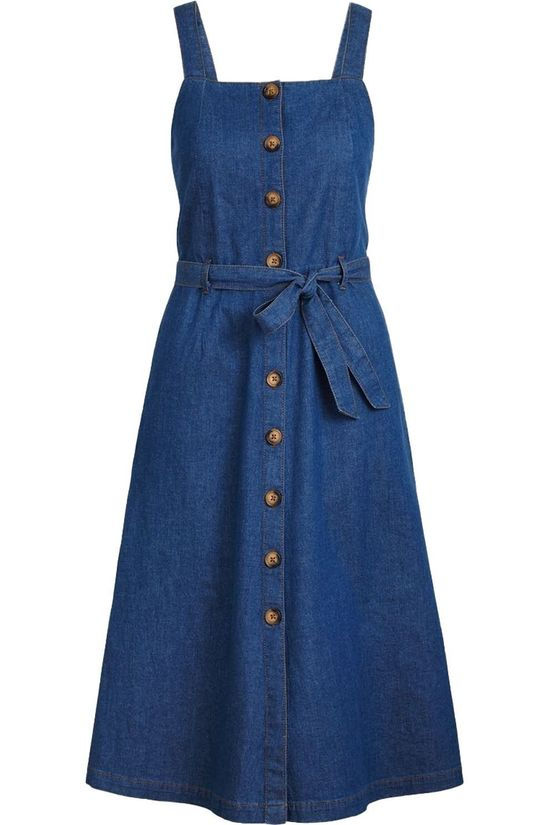 King Louie Robe Ines Chambray Mid Blue (Jeans)