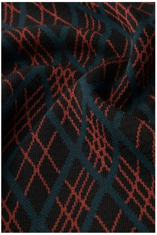 King Louie Jupe Olivia Argyle Black/Rust