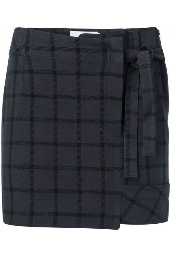 Yaya Jupe Check Mini Dark Blue/Black