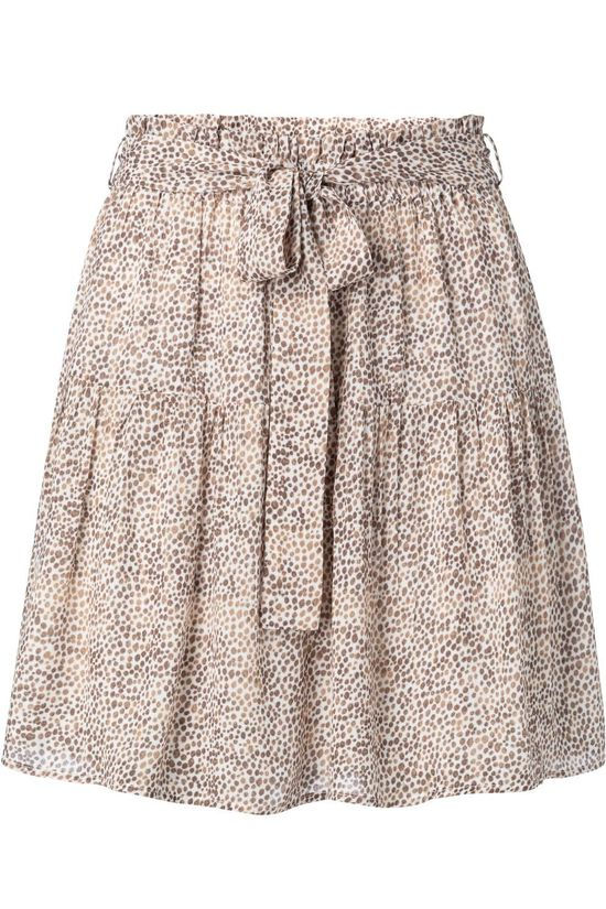Yaya Jupeed Mini A-Line With Animal Print Dark Brown/Ass. Camouflage