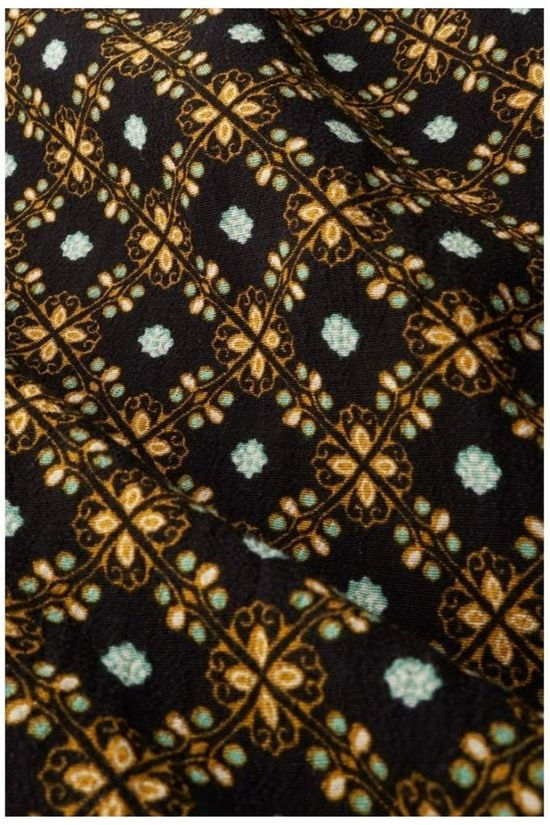 King Louie Jupe Ava Square Dance Black/Assorted / Mixed
