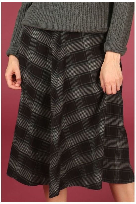 ARMEDANGELS Rok Aaune Winter Check Black/Mid Green