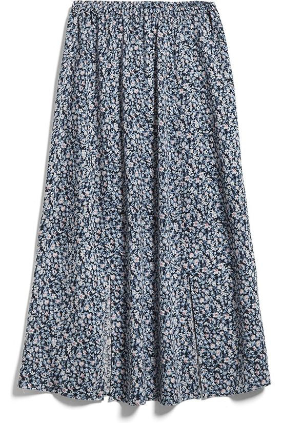 ARMEDANGELS Jupe Katinkaa Primrose Dark Blue/Ass. Flower