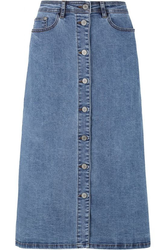 Soft Rebels Rok SbRoxy Midi Mid Blue (Jeans)