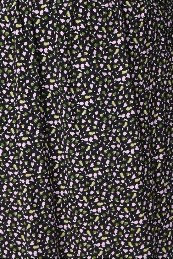 Selected Rok riyanka Mw Midi Aop B Black/Light Purple
