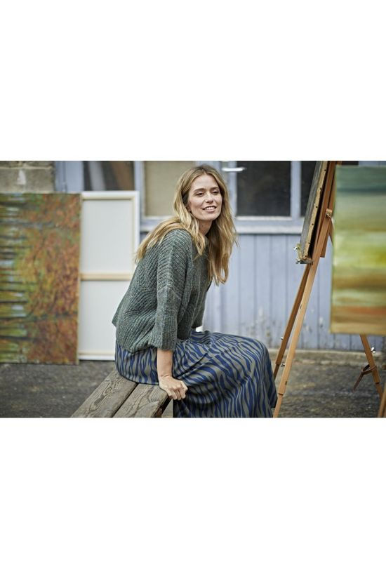 Moss Copenhagen Rok Jaine Mid Blue/Black