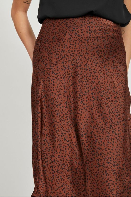 Vila Jupe Vikanataia Camel Brown/Black