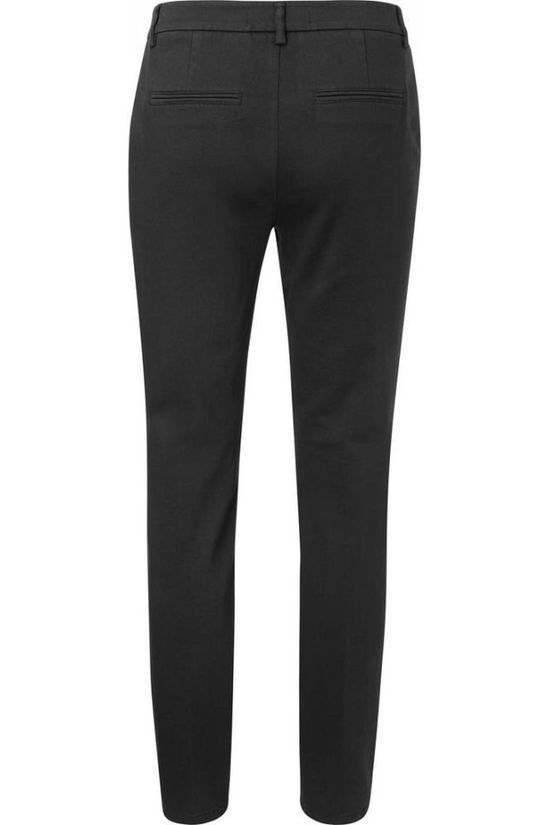 Yaya Broek Basic Chino Black