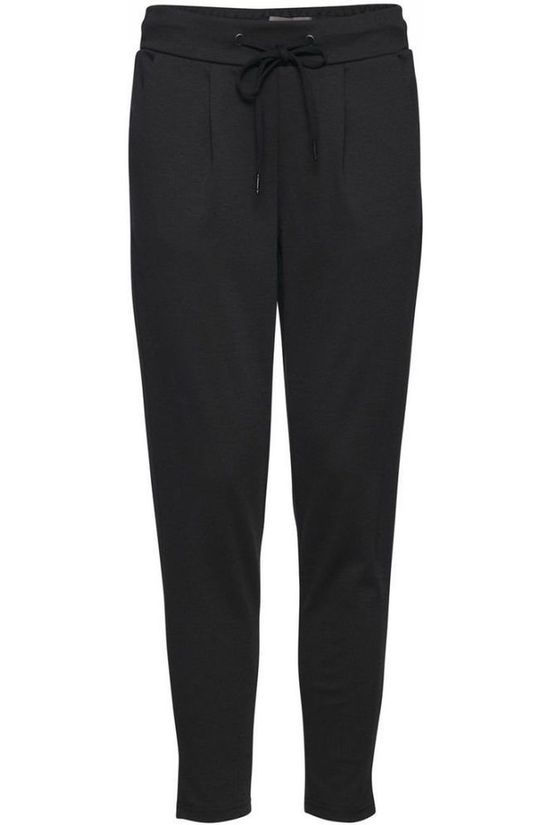 Ichi Pantalon Kate Pant Cropped Black