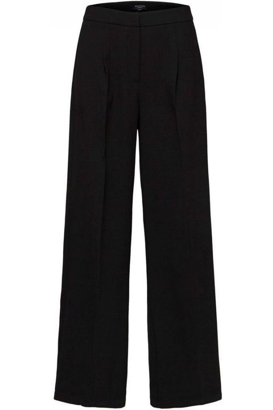 Selected Broek Tinny Mw Wide Nos Black