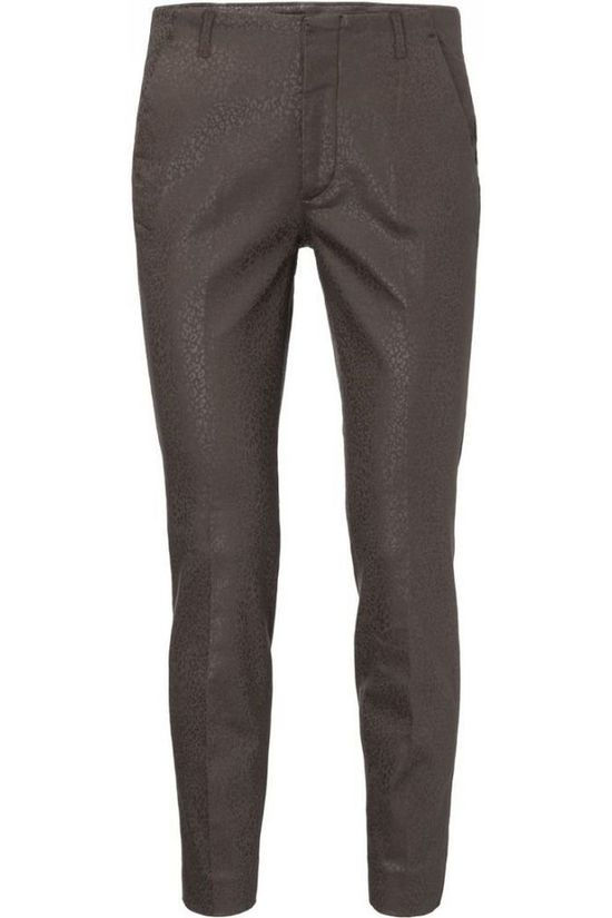 Yaya Pantalon All Over Print dark brown