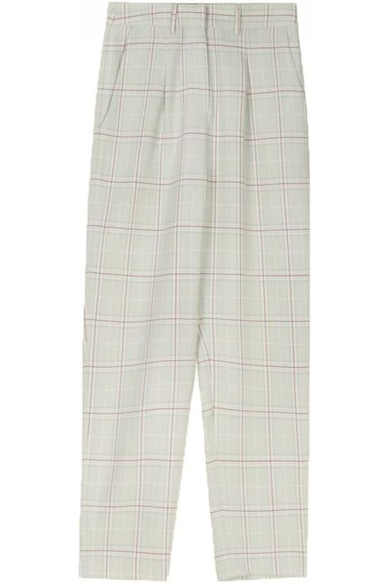 FRNCH Broek Pepa Light Green/Bordeaux / Maroon