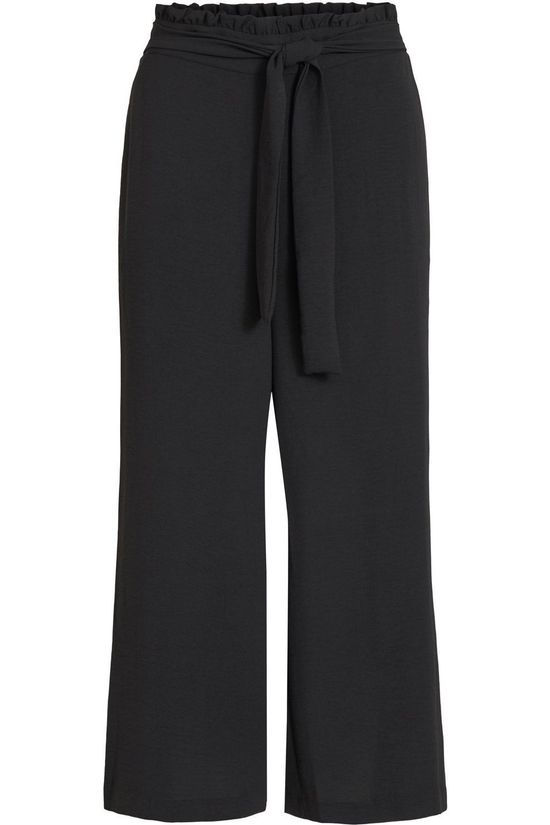 Vila Broek Virasharx Cropped Wide Black