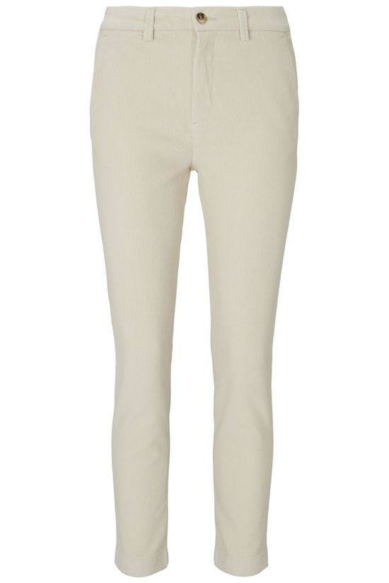Tom Tailor Broek 1021934 Ecru