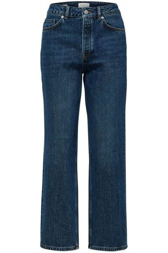 Selected Jeans kate High Waist Straight Inky Blue Blue (Jeans)