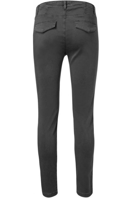 Yaya Jeans Cargo Frayed Hems Black