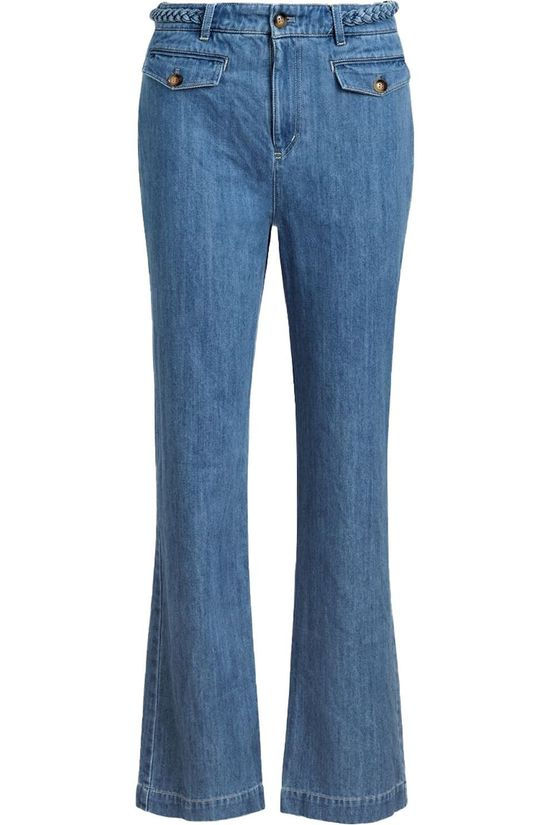 King Louie Jeans Carol Braid Pants Canyon Denim Mid Blue (Jeans)