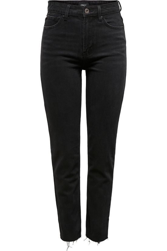 Only Jeans Onlemily Life Hw St Raw Cr Black/Denim / Jeans