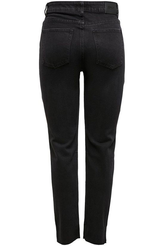 Only Jeans Onlemily Life Hw St Raw Cr Black/Denim / Jeans