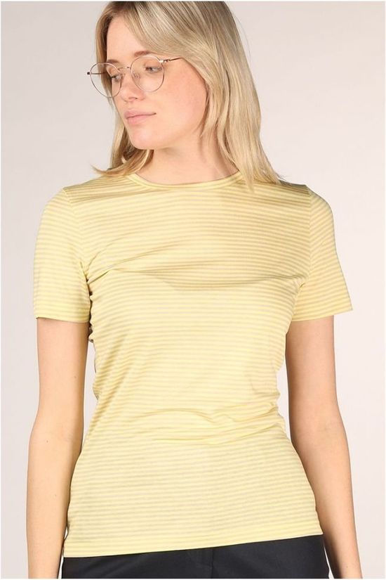 ARMEDANGELS T-Shirt Lidaa Yellow/Taupe