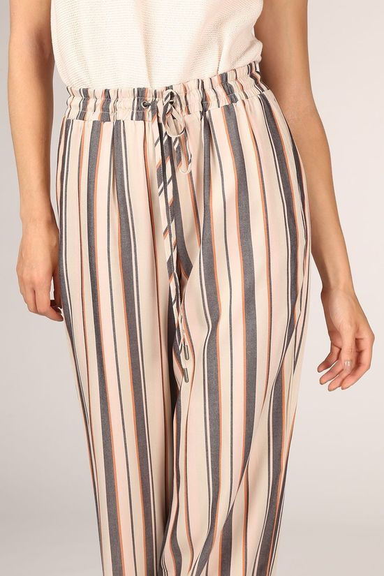 ARMEDANGELS Pantalon Viviaan Multi Stripes Sand Brown/Assorted / Mixed