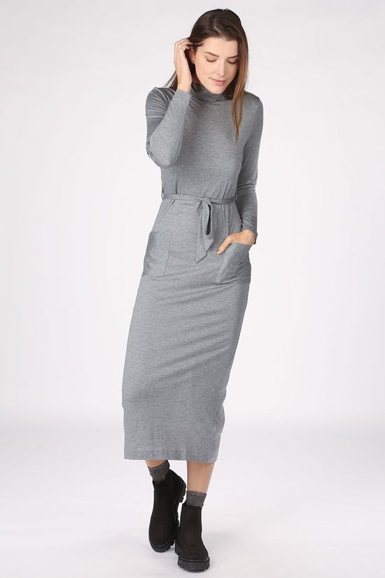 ARMEDANGELS Robe Talinaa Light Grey Marle