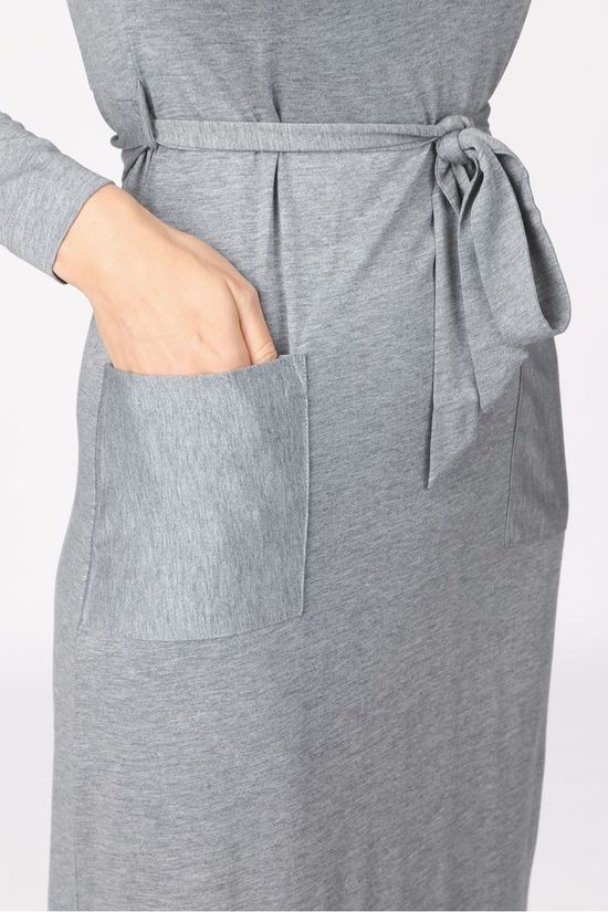 ARMEDANGELS Robe Talinaa Light Grey Marle