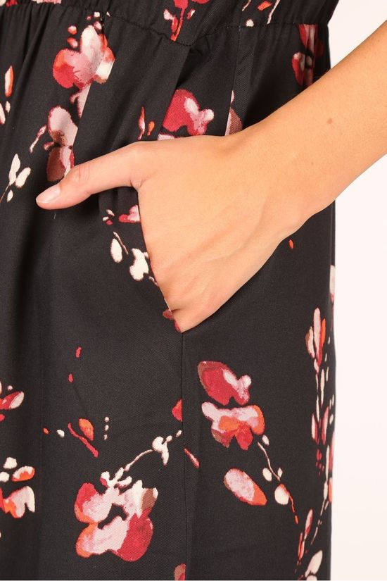 ARMEDANGELS Robe Tindraa Flower Batic Black/Ass. Flower
