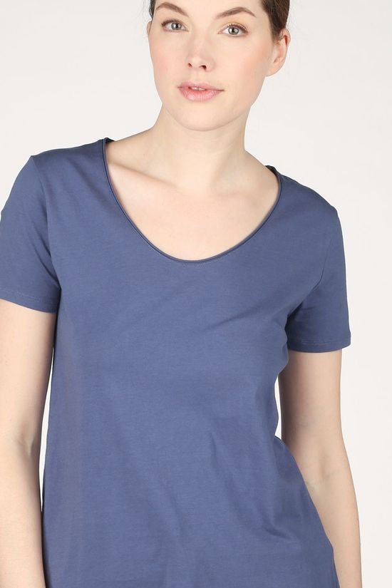 ARMEDANGELS T-Shirt Haadia mid blue