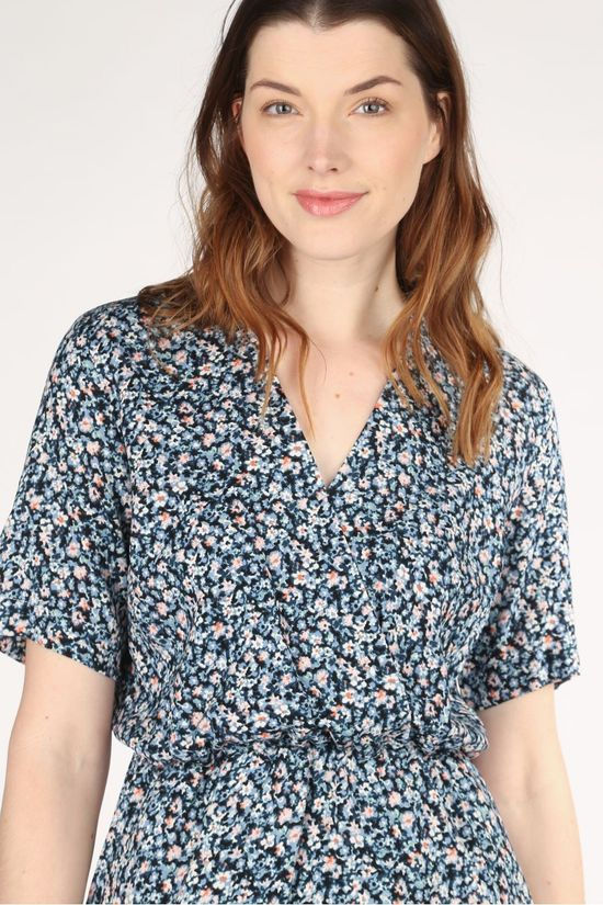 ARMEDANGELS Jurk Airaa Primrose Dark Blue/Ass. Flower