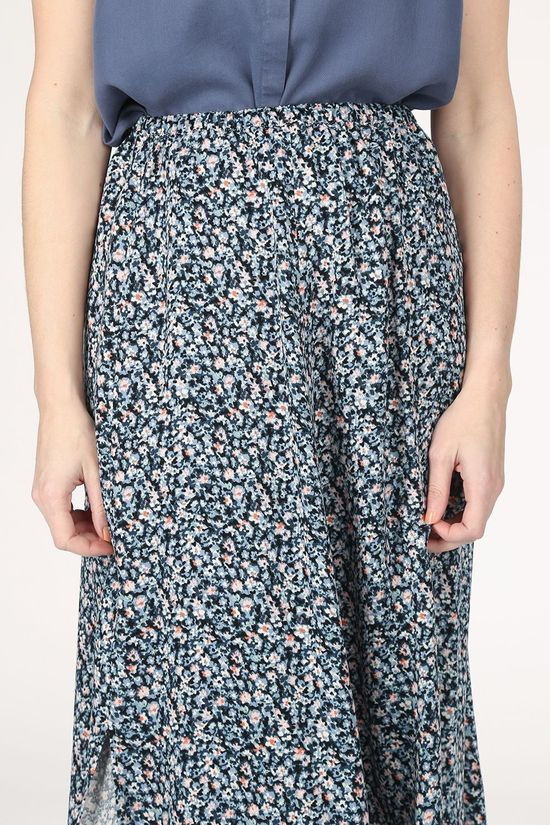 ARMEDANGELS Jupe Katinkaa Primrose Dark Blue/Ass. Flower