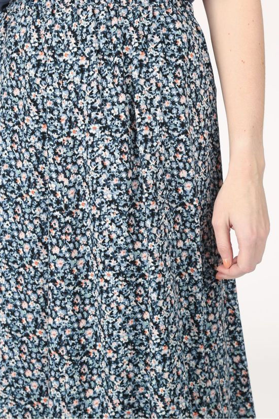 ARMEDANGELS Jupe Katinkaa Primrose Dark Blue/Ass. Flower