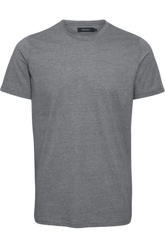 Matinique T-Shirt Jermane Mini Stripe mid blue