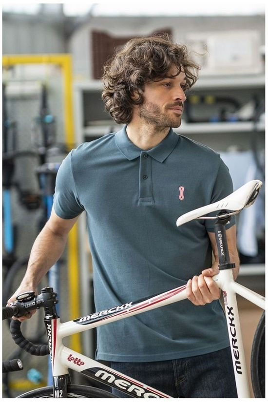 Vive le Velo Polo P-Pink Chain Petrol