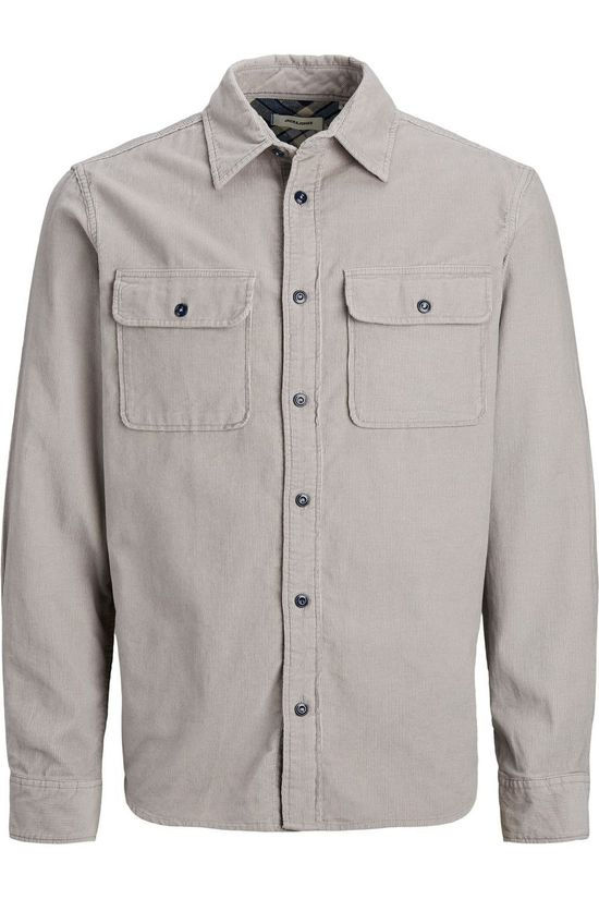Jack & Jones Hemd 30Cpo Shirt L/S light grey