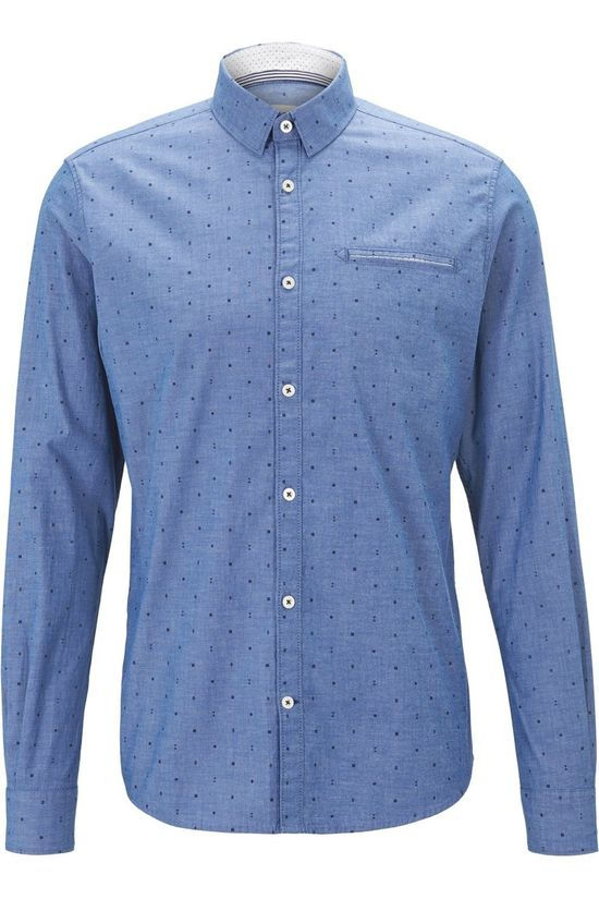 Tom Tailor Chemise 1021433 Blue (Jeans)/Ass. Geometric