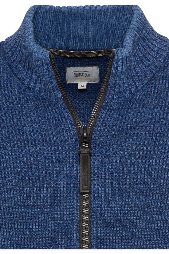 camel active Cardigan 4095194K19 mid blue