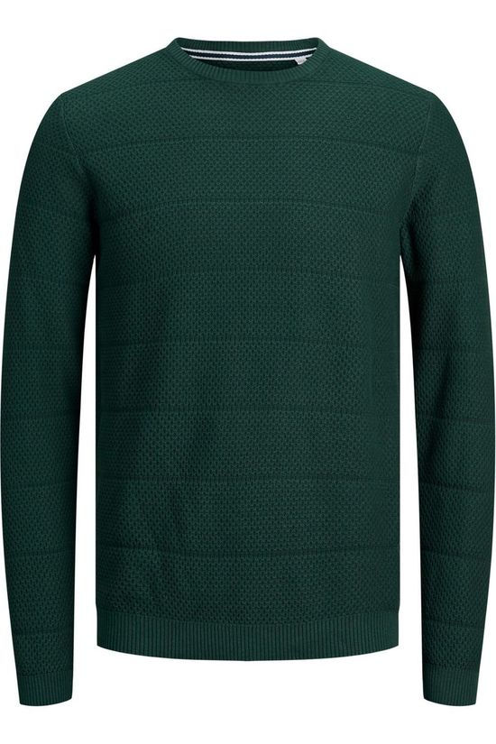 Jack & Jones Pull cosnow Knit Crew Neck dark green