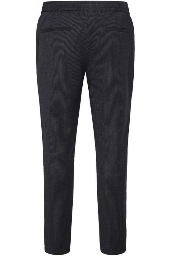 Matinique Broek Lance Twin Stripe dark blue/light grey