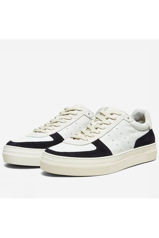 Selected Sneaker Slhduran Retro White/Sand Brown