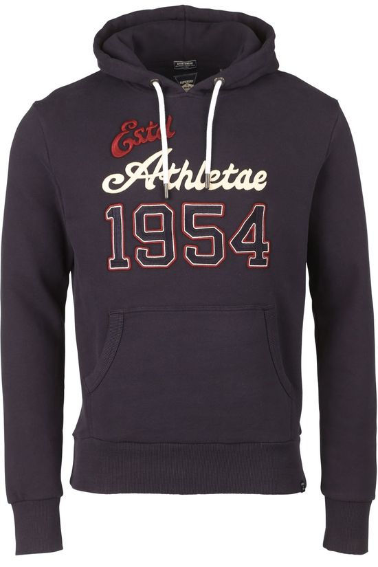 Superdry Trui Vintage Applique Hood dark blue