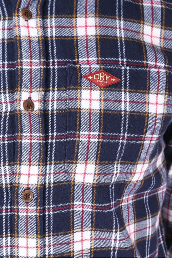 Superdry Hemd Heritage Lumberjack dark blue/white